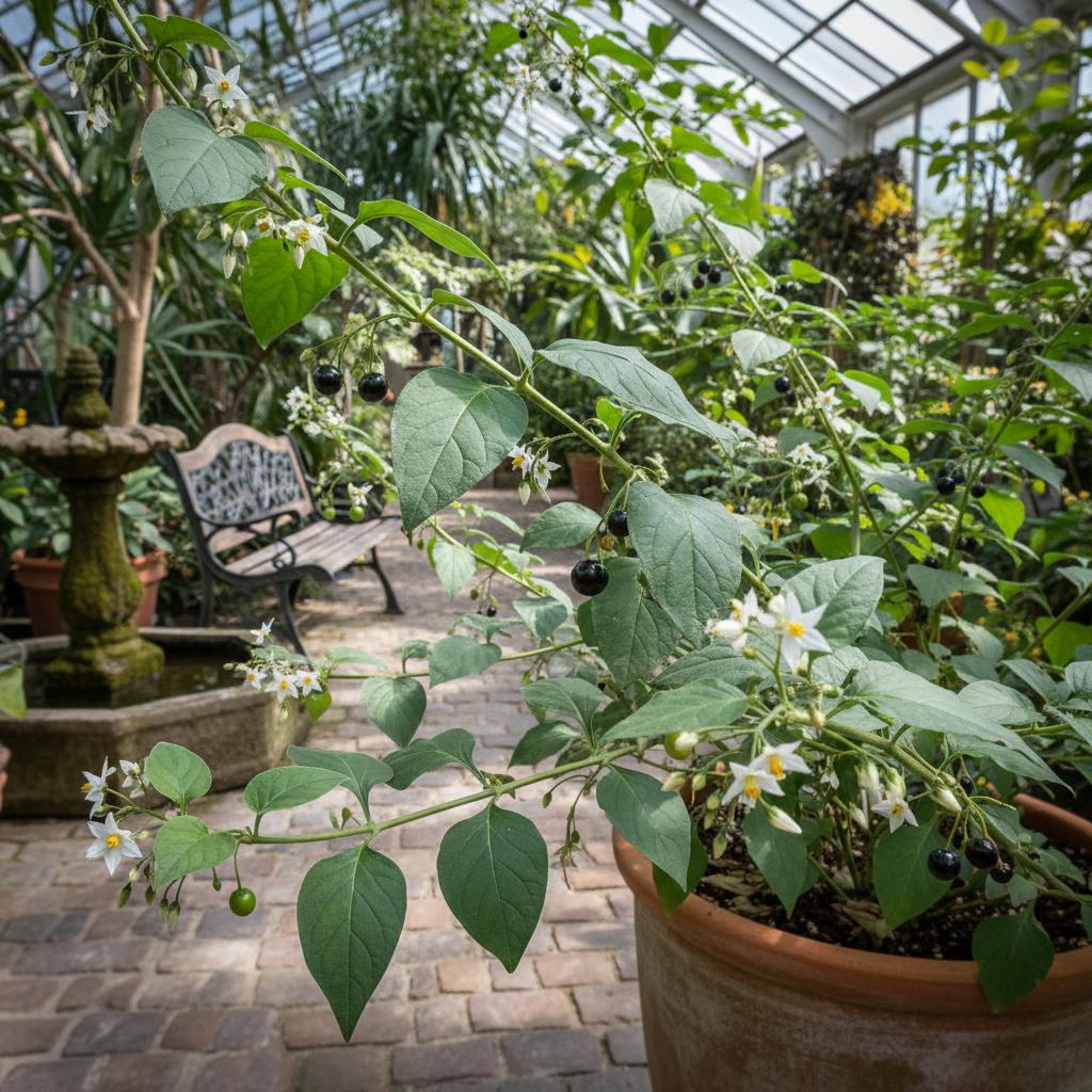 Weißspitzen-Nachtschatten (Solanum chenopodioides)