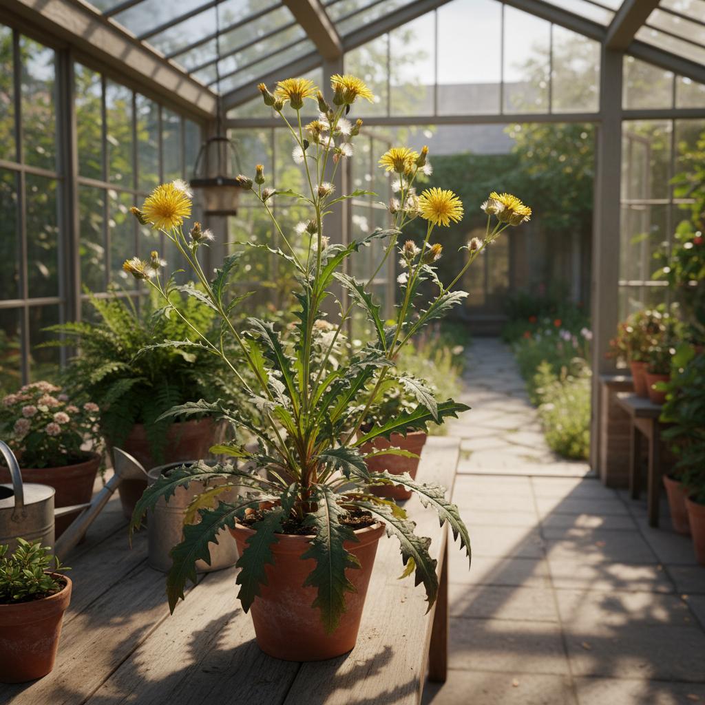 Schmalköpfiger Habichtskraut (Sonchus leptocephalus)