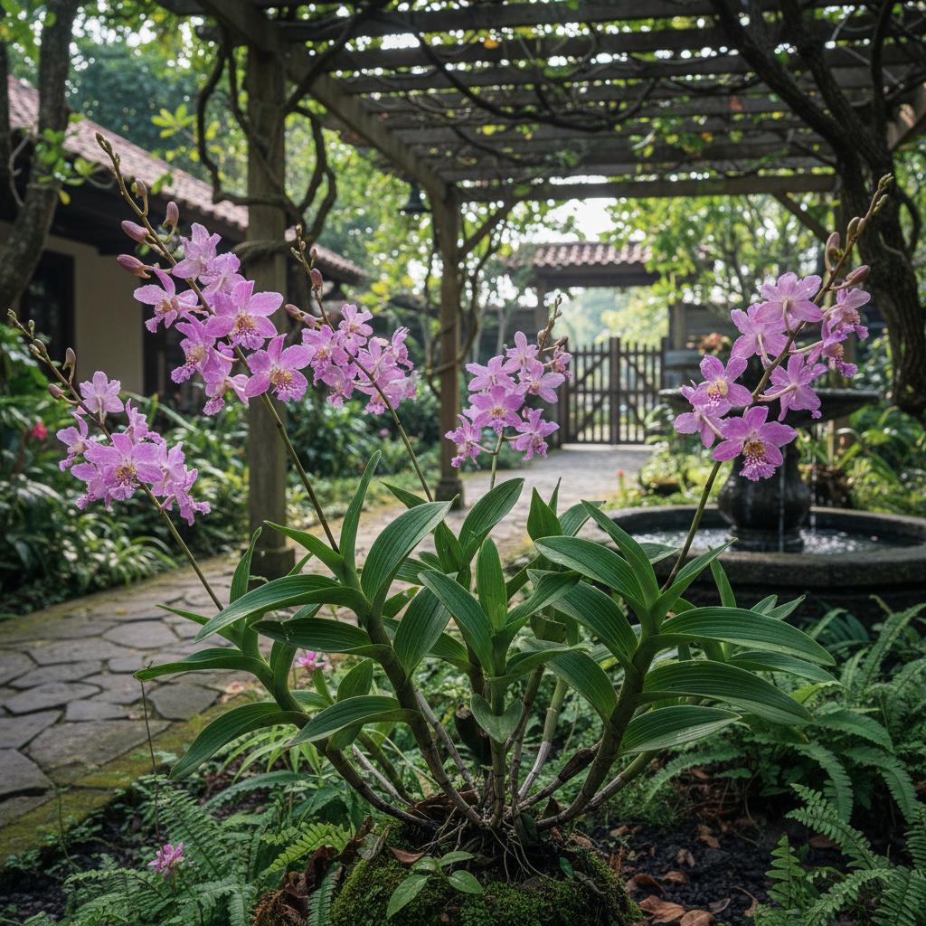 Gelbe Spathoglottis (Spathoglottis plicata)