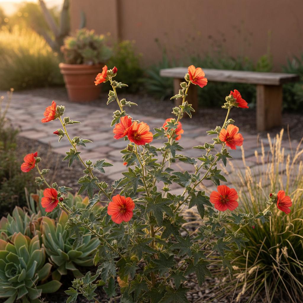 Scharlachrote Kugelmalve (Sphaeralcea coccinea)