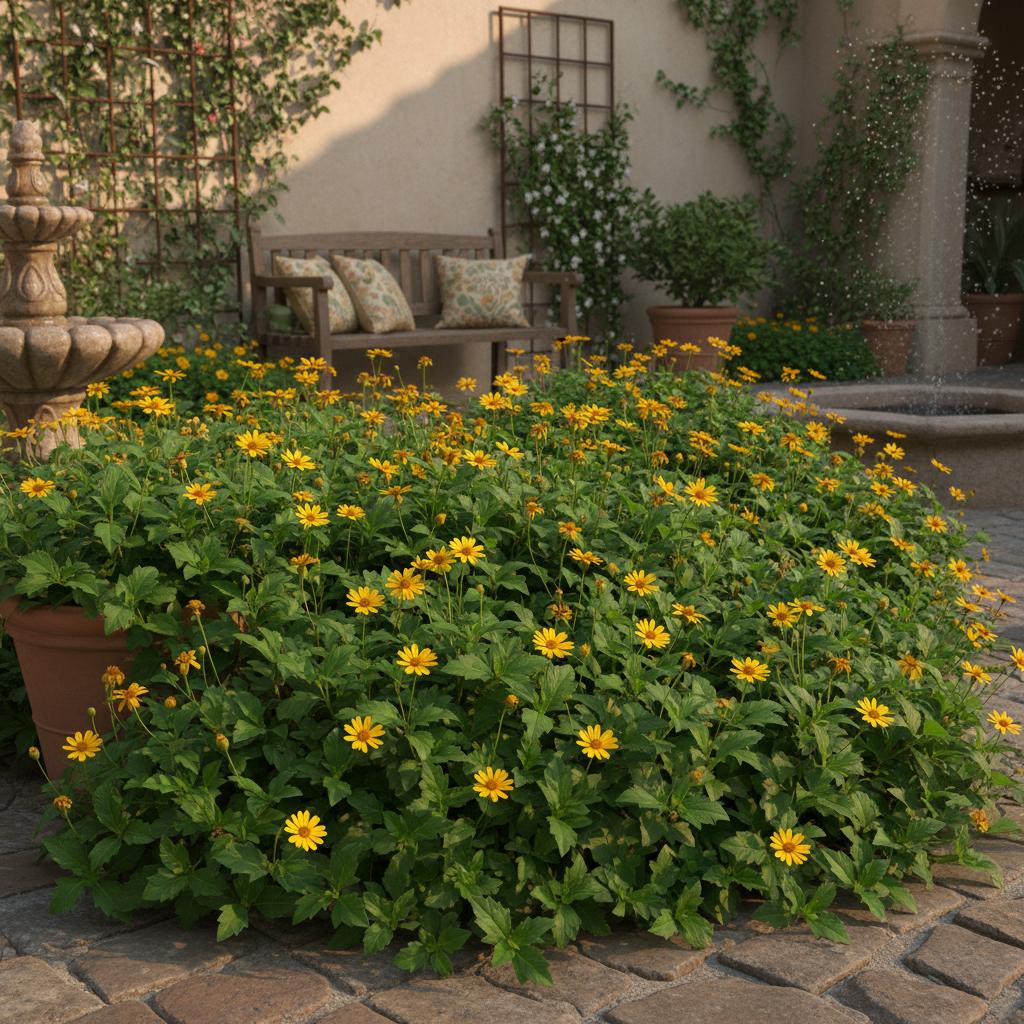 Dreilappiges Kreuzkraut (Sphagneticola trilobata)