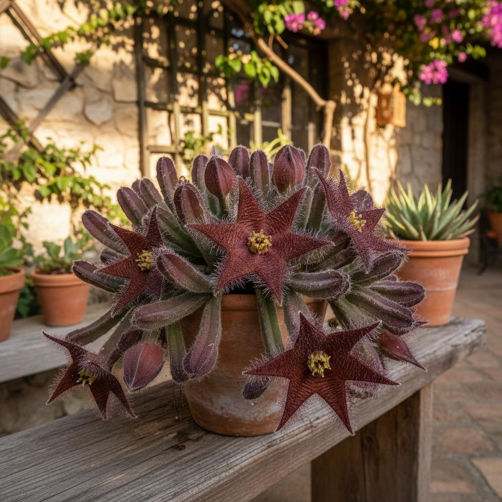 Haarteufelsblume (Stapelia hirsuta)