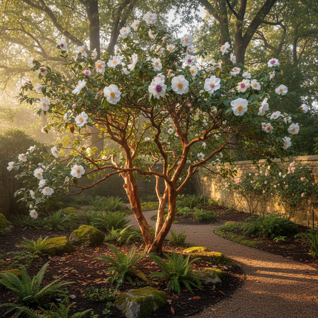 Seidige Stewartie (Stewartia malacodendron)