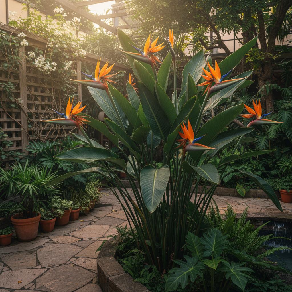 Paradiesvogelblume (Strelitzia reginae)
