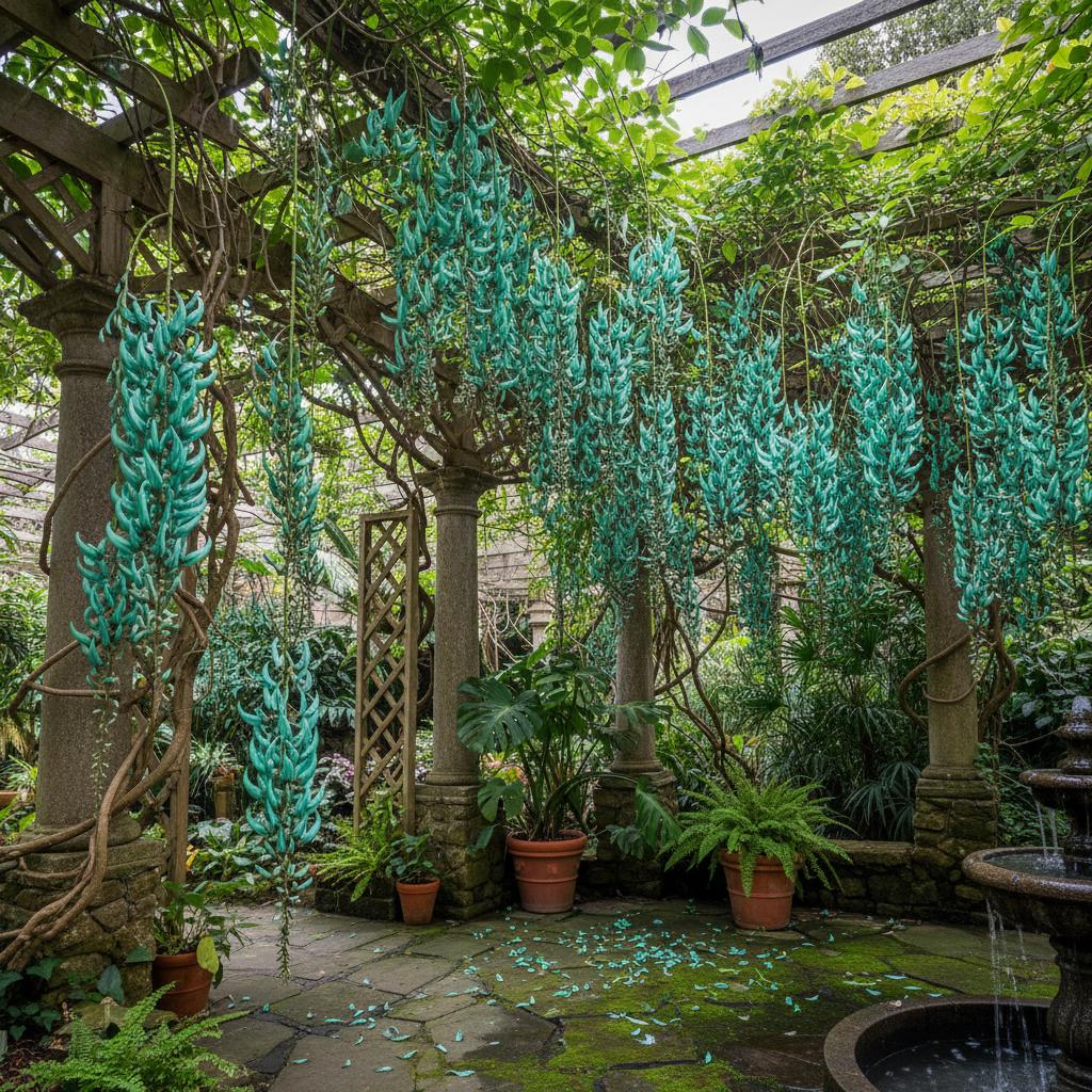 Jade-Kletterpflanze (Strongylodon macrobotrys)