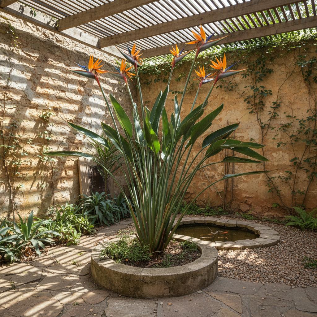 Schmalblättrige Paradiesvogelblume (Strelitzia juncea)