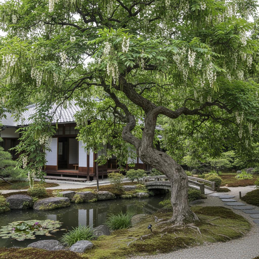 Acacia giapponese (Albero della Pagoda) (Styphnolobium japonicum)