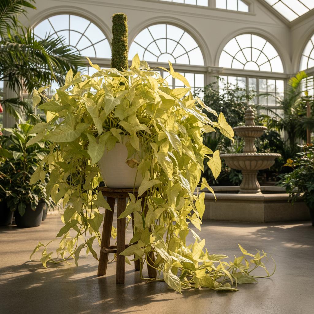 Goldenes Fiederblatt (Syngonium podophyllum 'Golden Illusion')