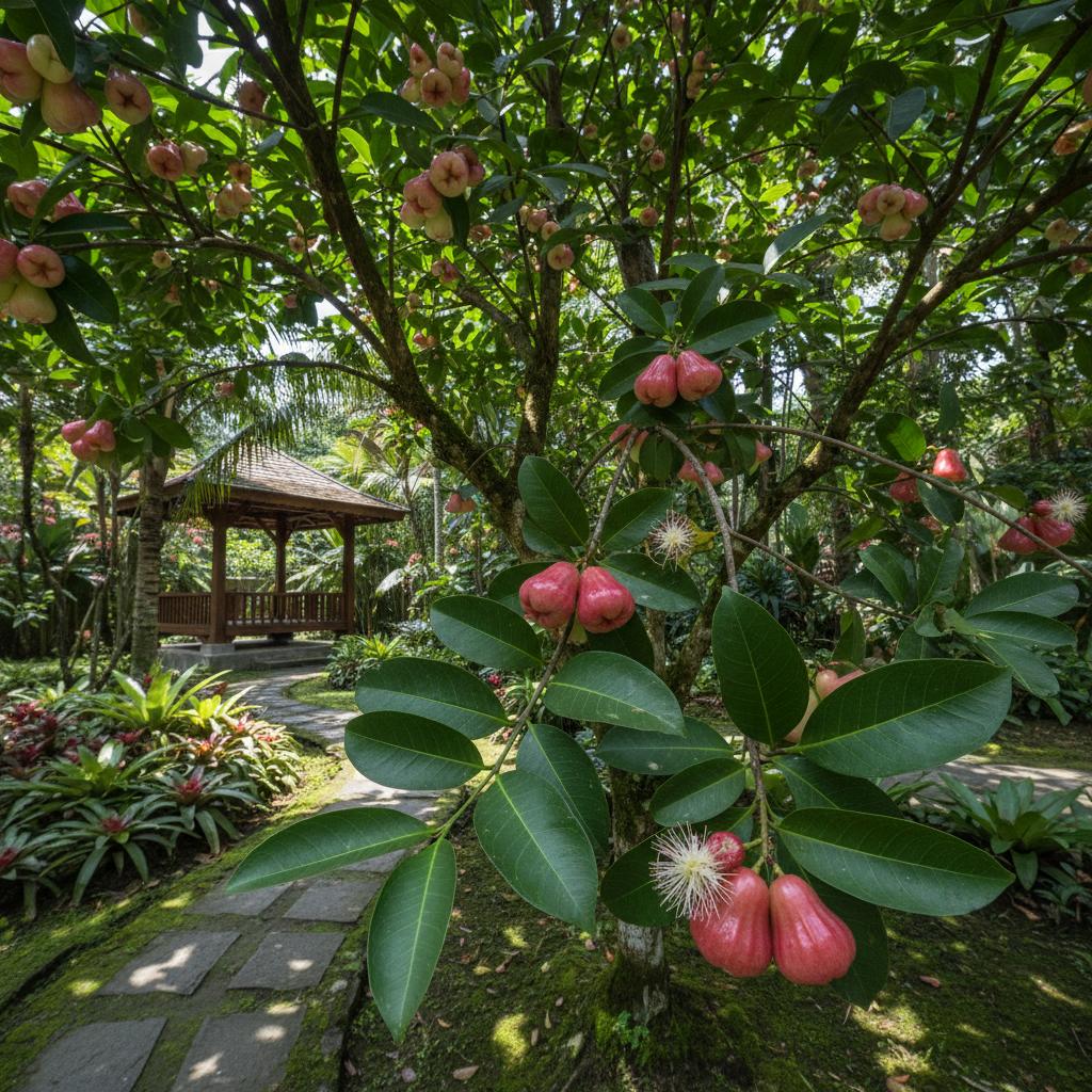 Wachsjambubeere (Wachsrose) (Syzygium samarangense)