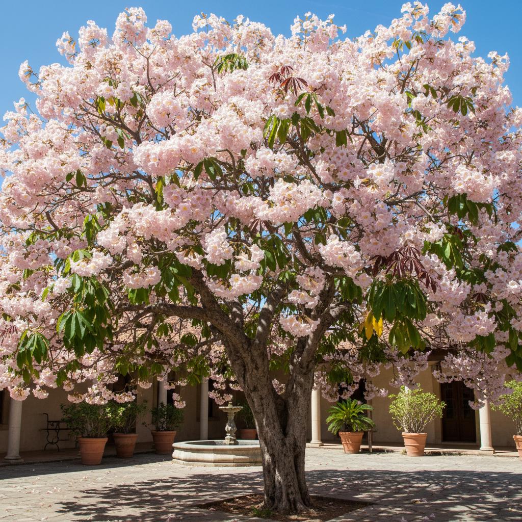 Rosa Trompetenbaum (Tabebuia heterophylla)