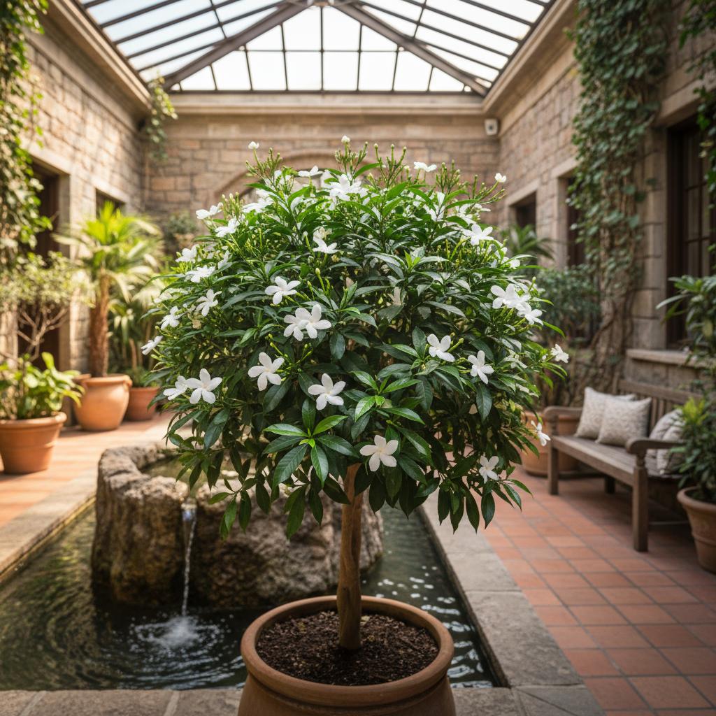 Gewürznelkenstrauch (Tabernaemontana divaricata)