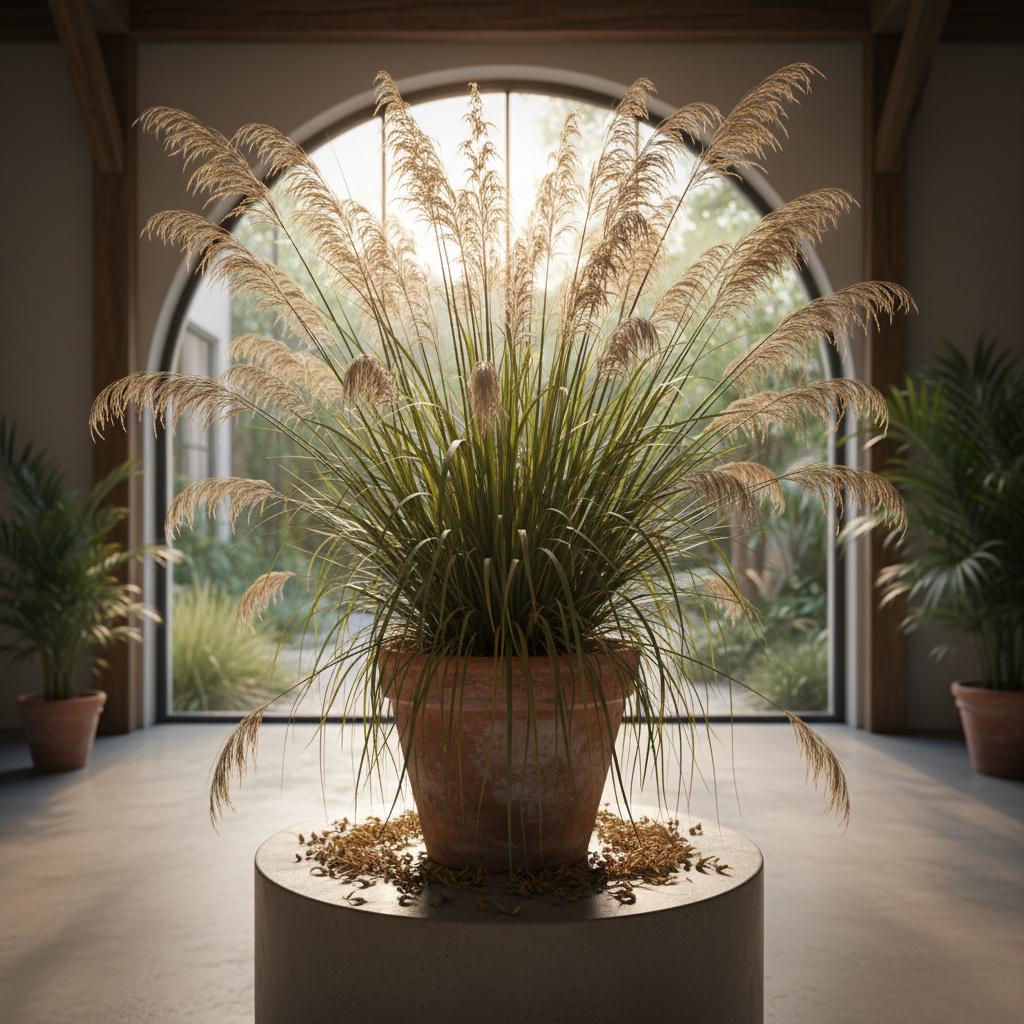 Medusenkopf-Schwefelgras (Taeniatherum caput-medusae)