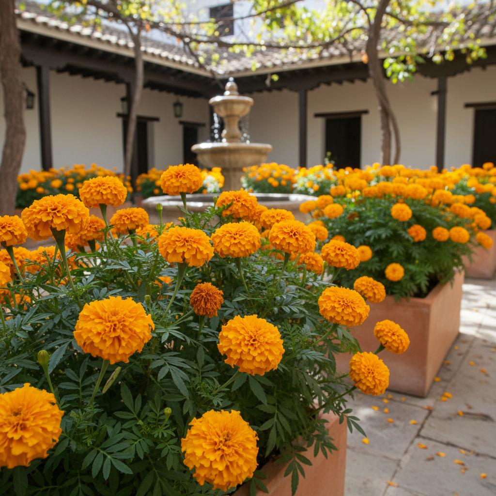 Afrikanische Studentenblume (Tagetes erecta)