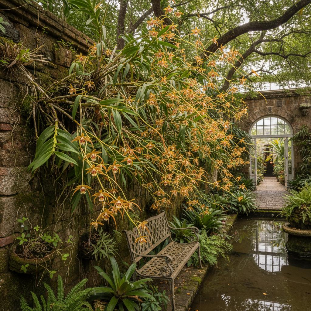 Langblütiges Epidendrum (Epidendrum elongatum)