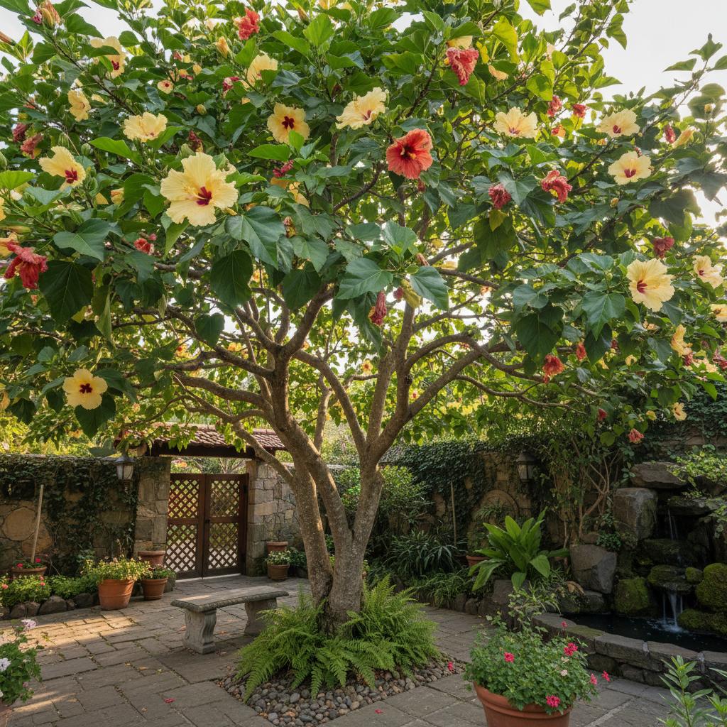 Strandhibiskus (Talipariti tiliaceum)