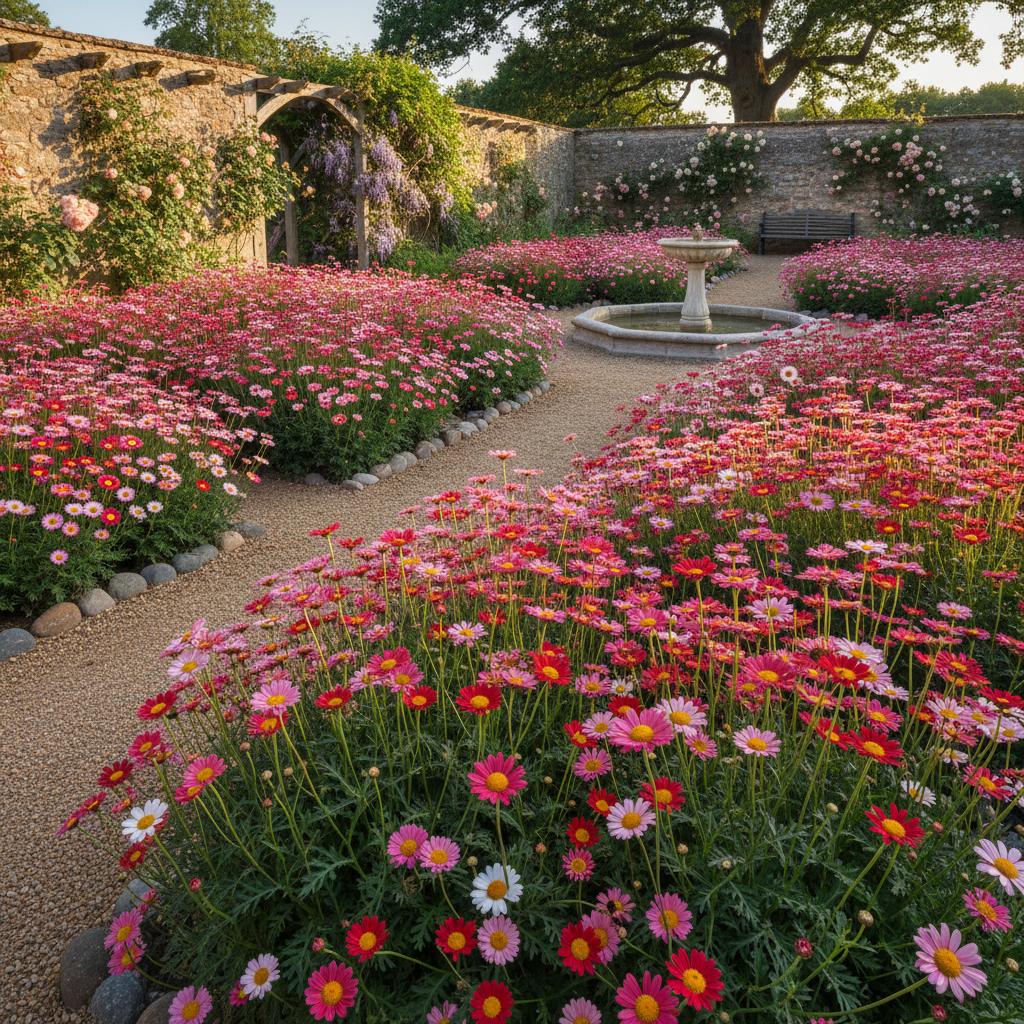 Rotblütiger Rainfarn (Tanacetum coccineum)