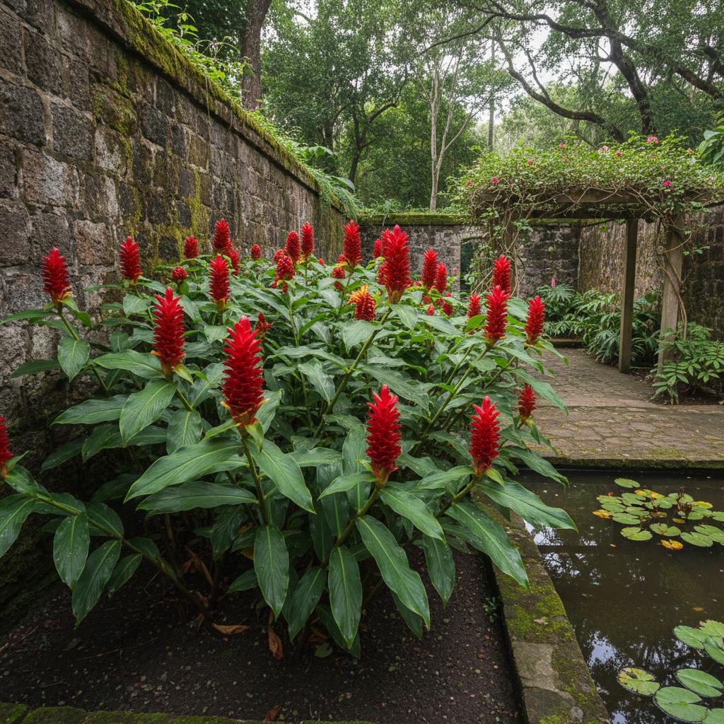 Ananasschirmblume (Tapeinochilos ananassae)
