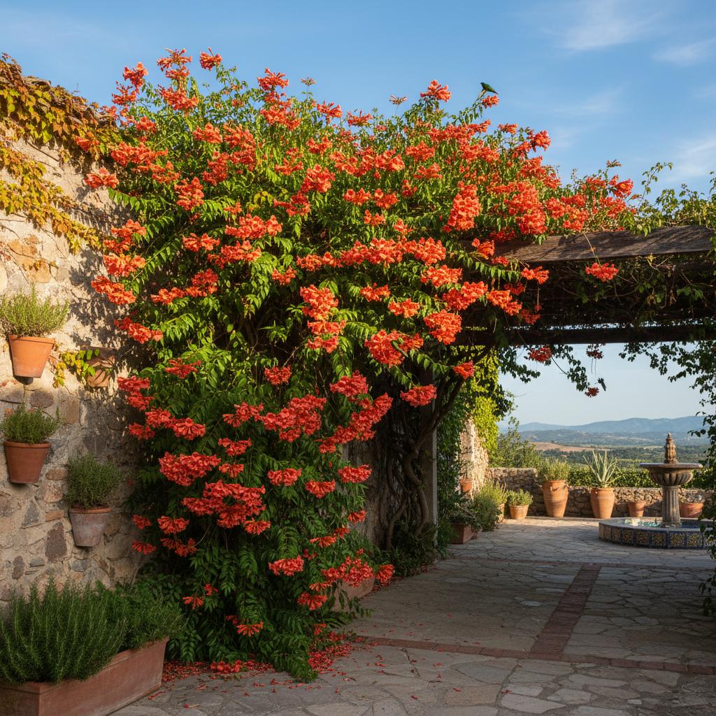 Kap-Honiggeißblatt (Tecoma capensis)