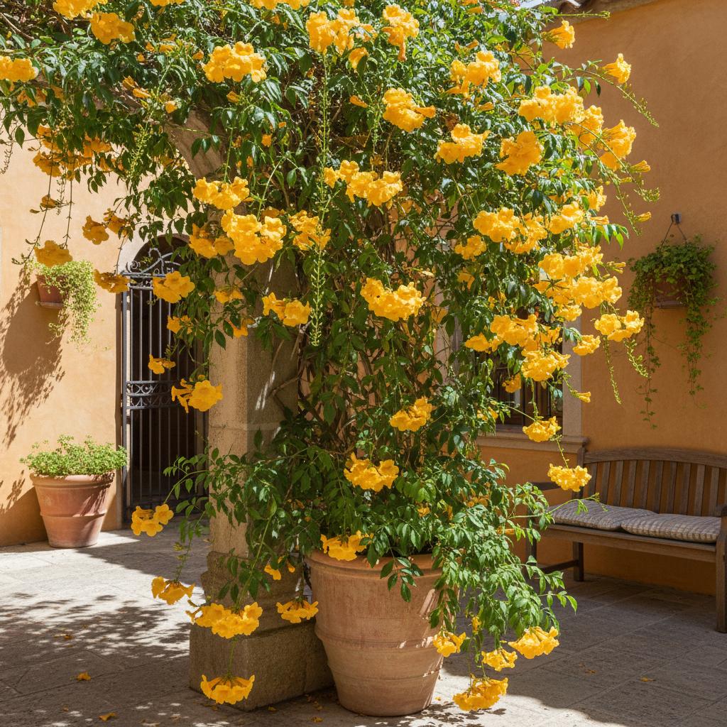 Goldenes Kapgeißblatt (Tecomaria capensis 'Aurea')