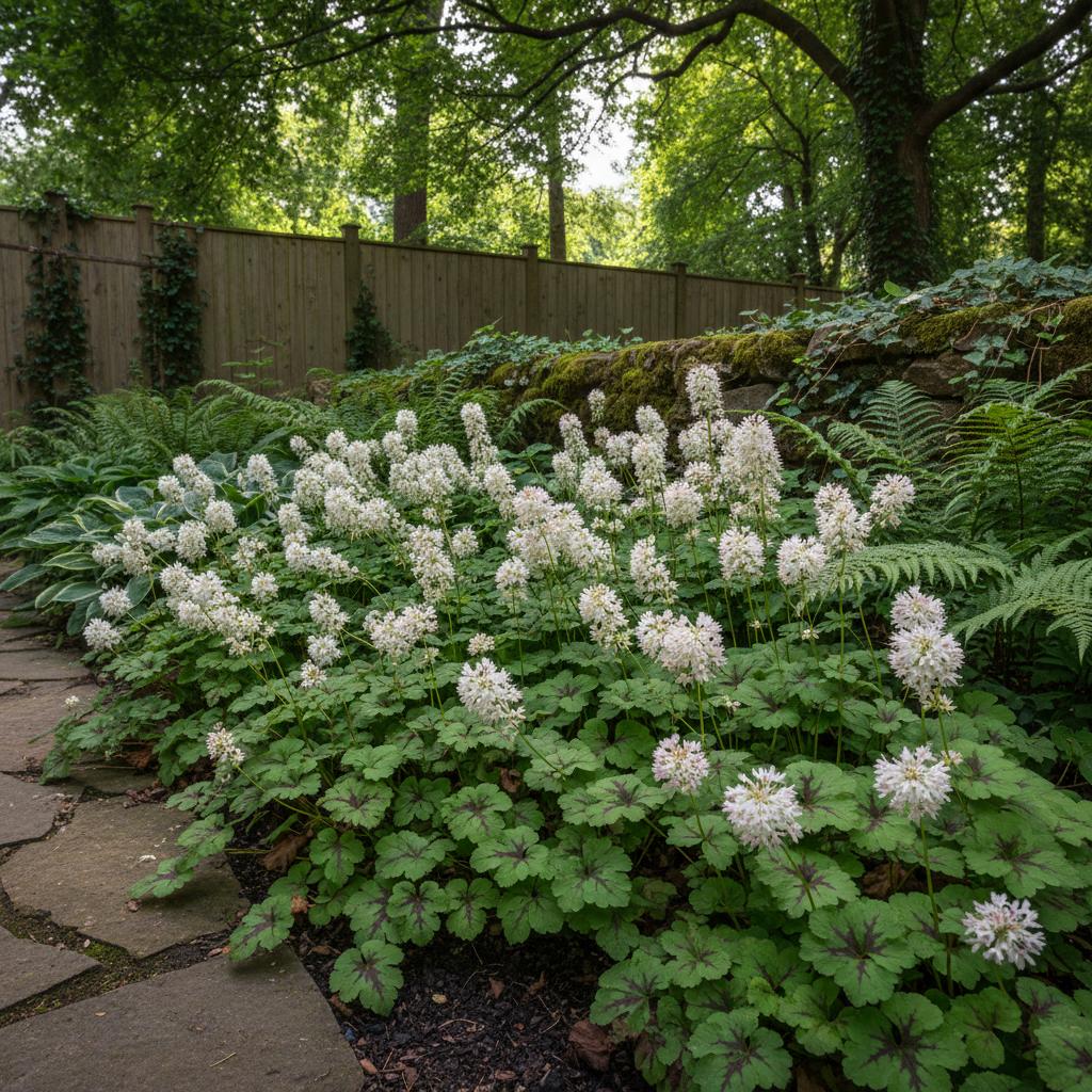 Herzblättrige Schaumblume (Tiarella cordifolia)