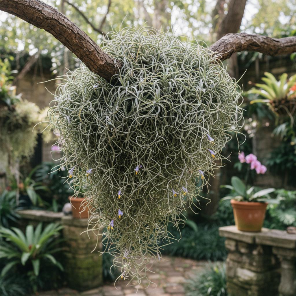 Ball Moss (Tillandsia recurvata)