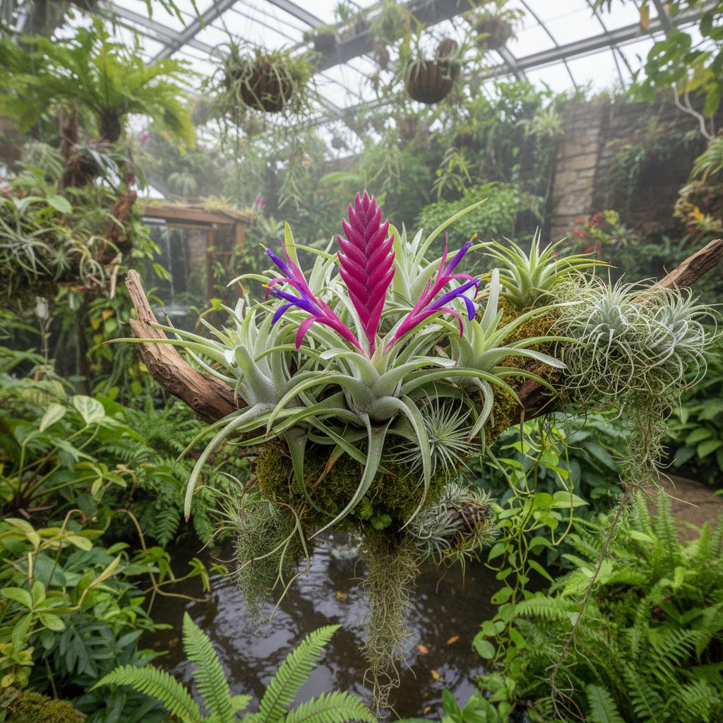 Blütentillandsie (Tillandsia cyanea)