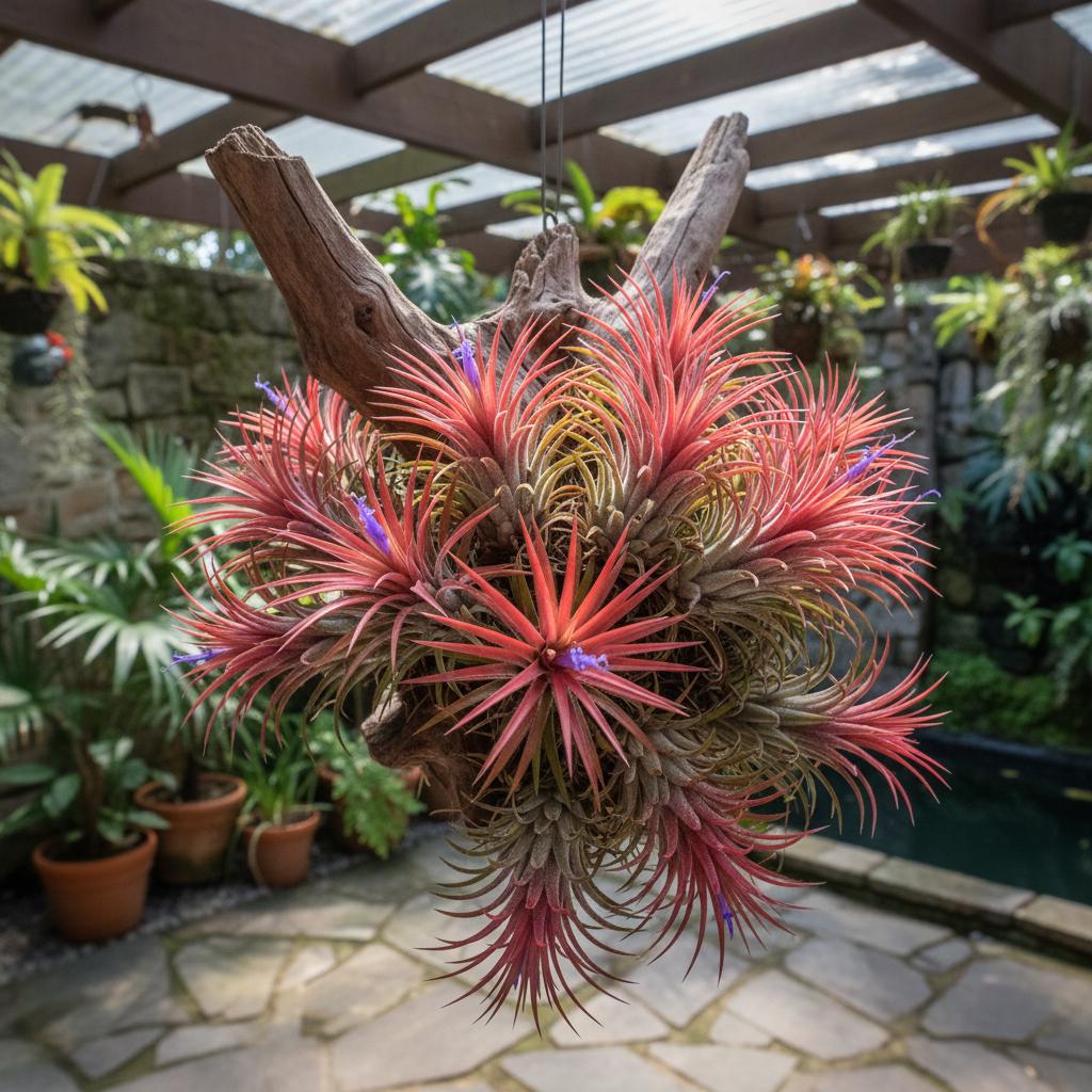 Blushing Ionantha Air Plant (Tillandsia ionantha rubra)