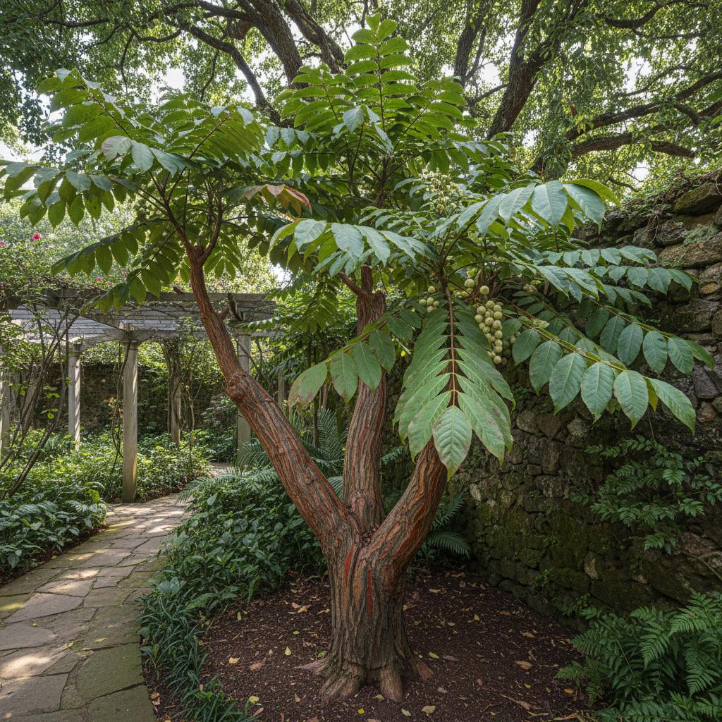 Gestreifter Giftkriechsumach (Toxicodendron striatum)