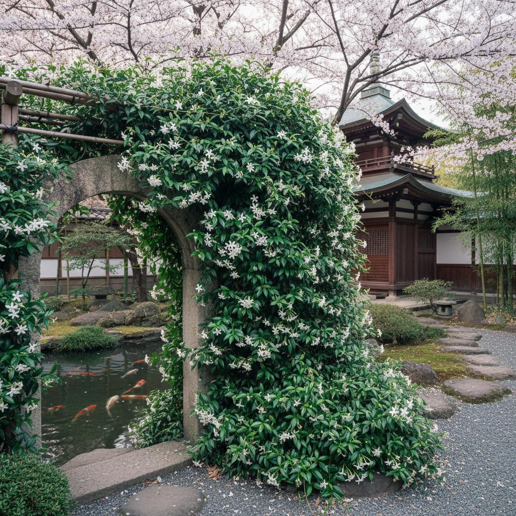 Asiatischer Sternjasmin (Trachelospermum asiaticum)