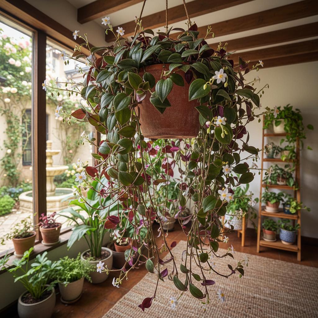 Bluttradescantie (Tradescantia cerinthoides)