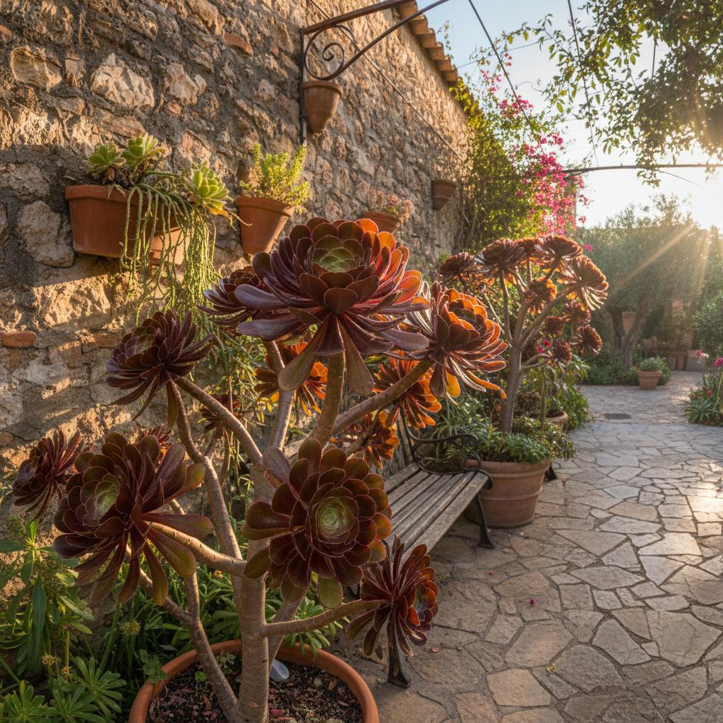 樹状エオニウム (Aeonium arboreum)