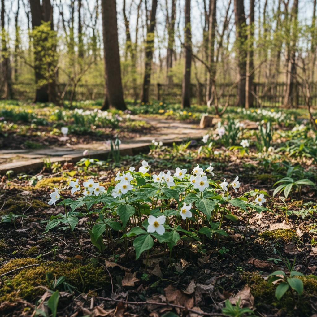 Schnee-Trillium (Trillium nivale)