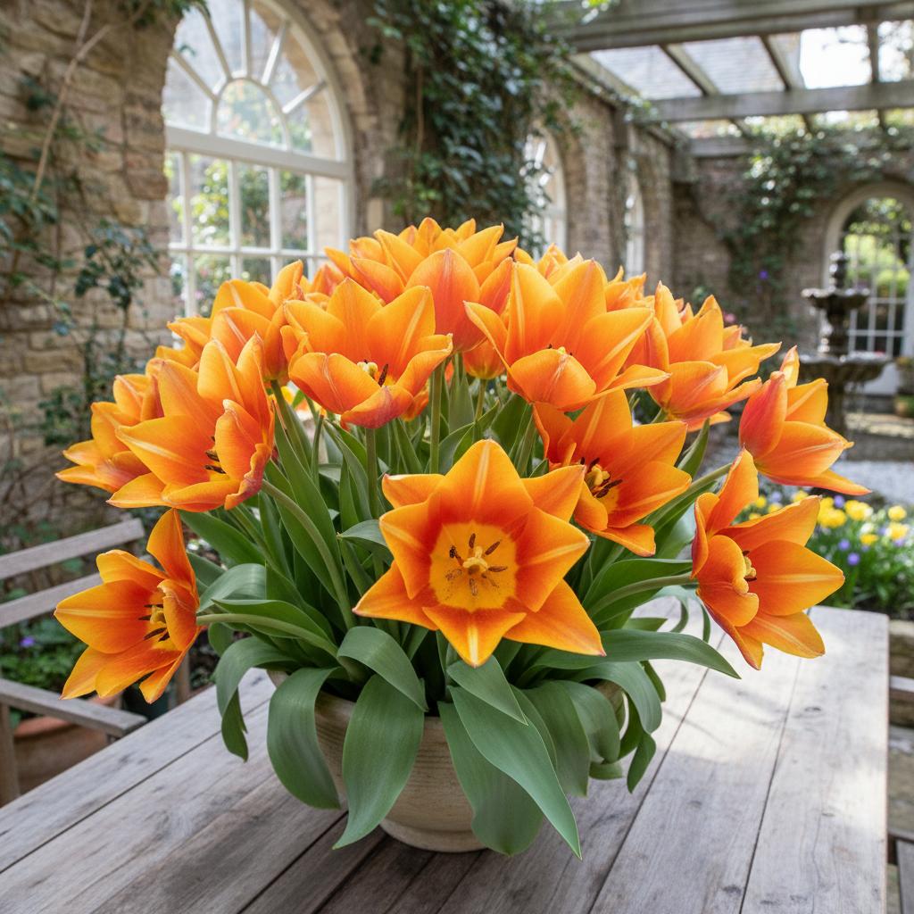 Orangekaiserin-Tulpe (Tulipa 'Orange Emperor')