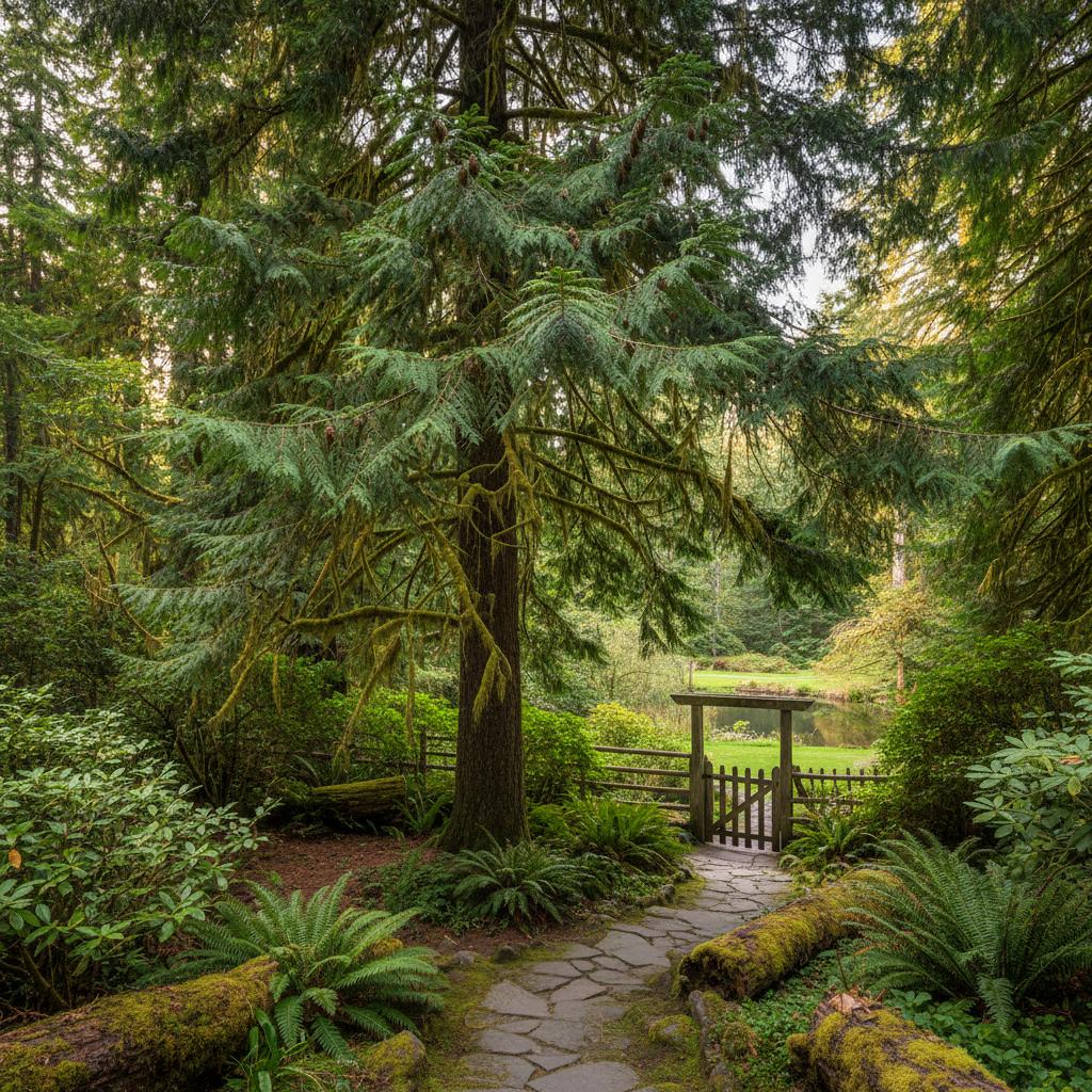 Westliche Hemlocktanne (Tsuga heterophylla)