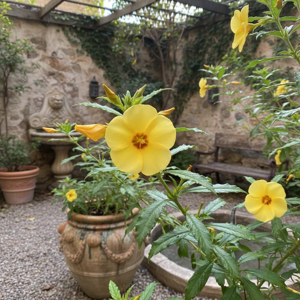 Gelbe Erle (Turnera ulmifolia)