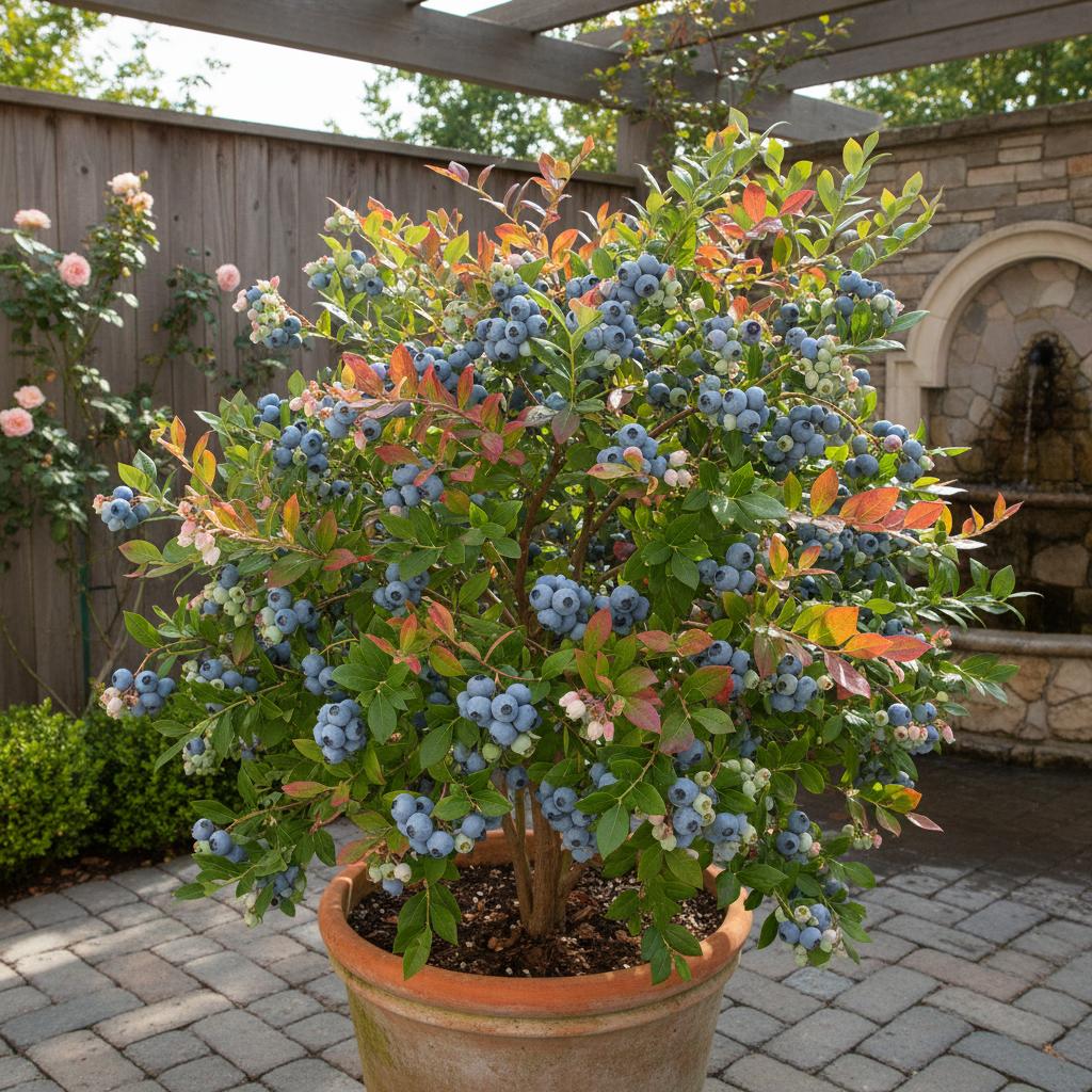 Sonnenblaue Heidelbeere (Vaccinium corymbosum 'Sunshine Blue')