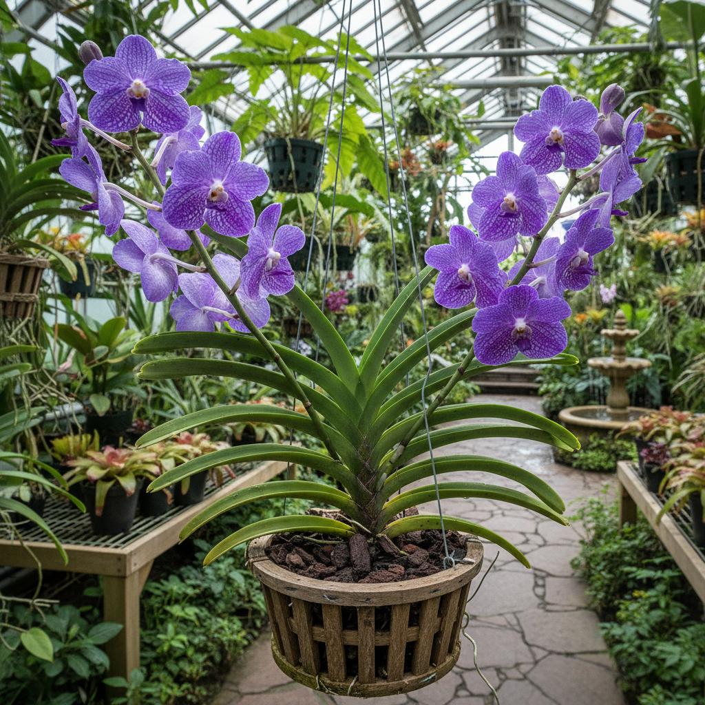 Himmelsblaue Vanda (Vanda coerulescens)