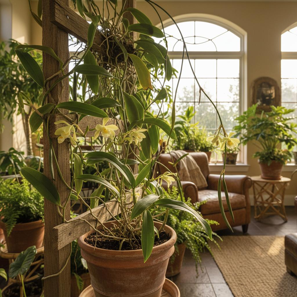 Vanillepflanze (Vanilla planifolia)