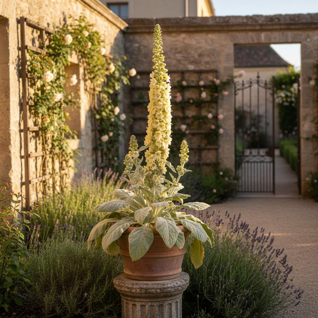 Behaarter Königskerzen (Verbascum pulverulentum)