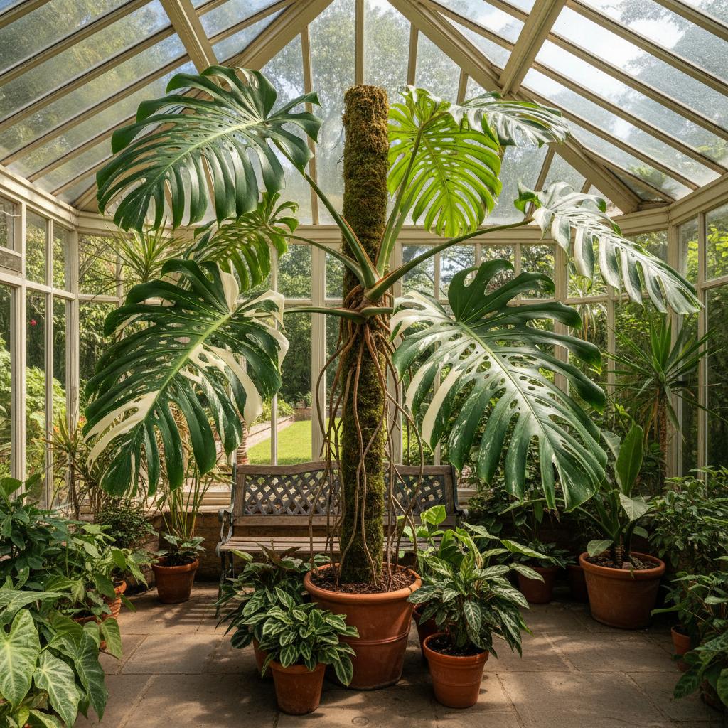 Buntes Fensterblatt (Monstera deliciosa variegata)