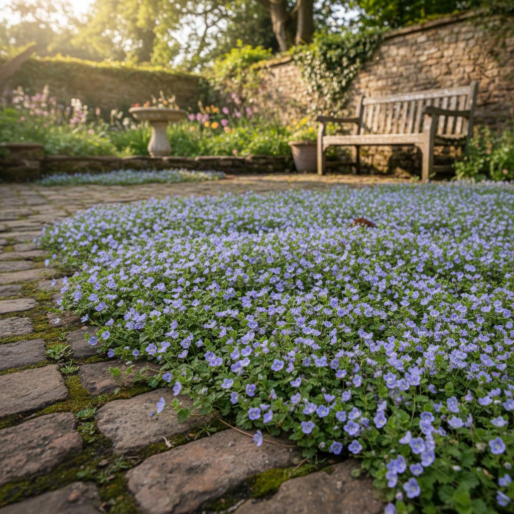 Kleines Ehrenpreis (Veronica polita)