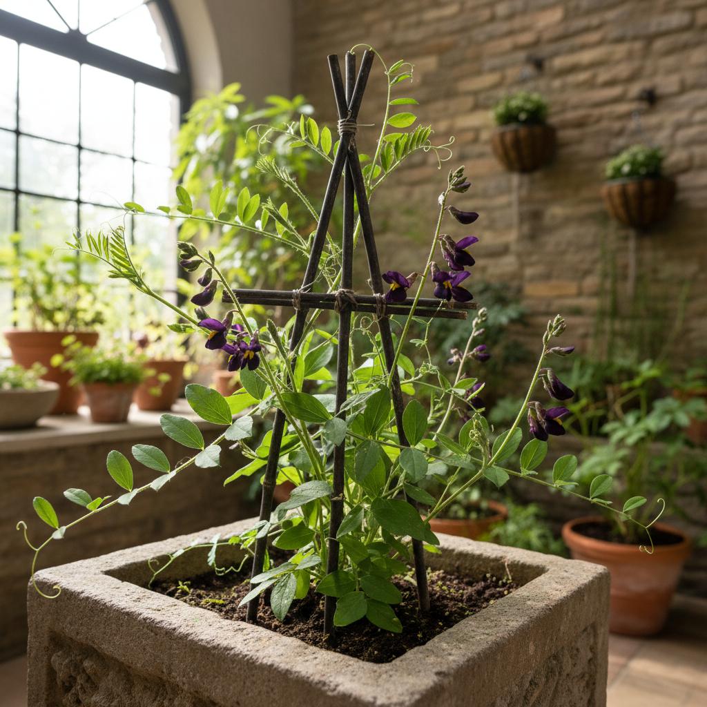 Schwarzaugen-Wicke (Vicia melanops)