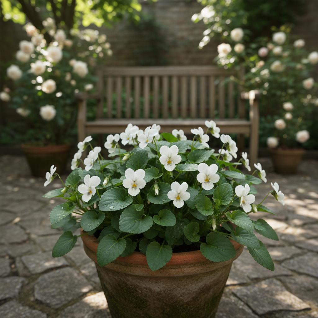 Weißes Veilchen (Viola alba)