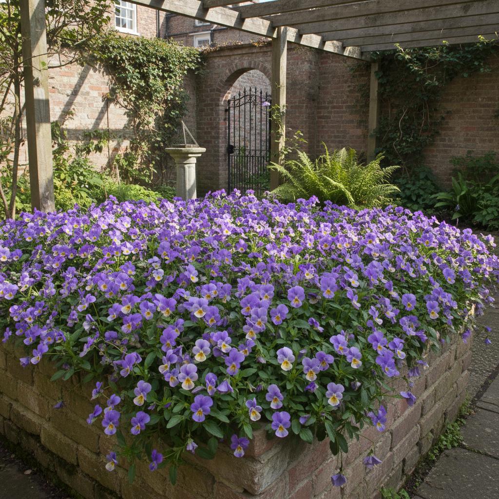 Hornveilchen (Viola cornuta)