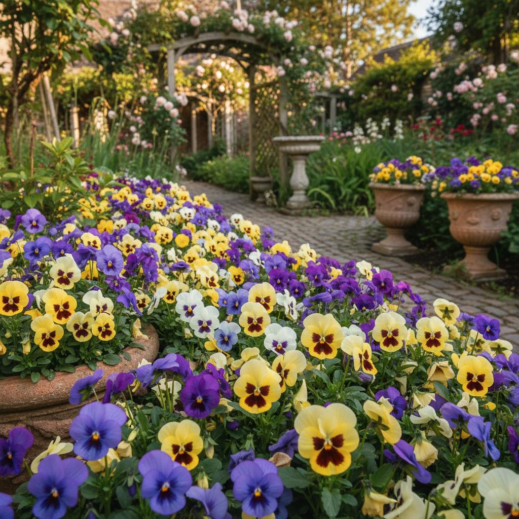 Garten-Stiefmütterchen (Viola × wittrockiana)