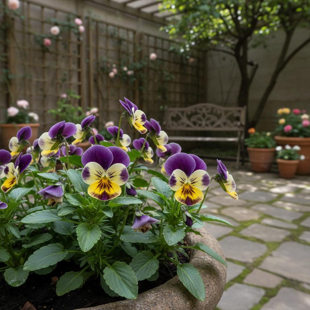 Stiefmütterchen (Viola tricolor)