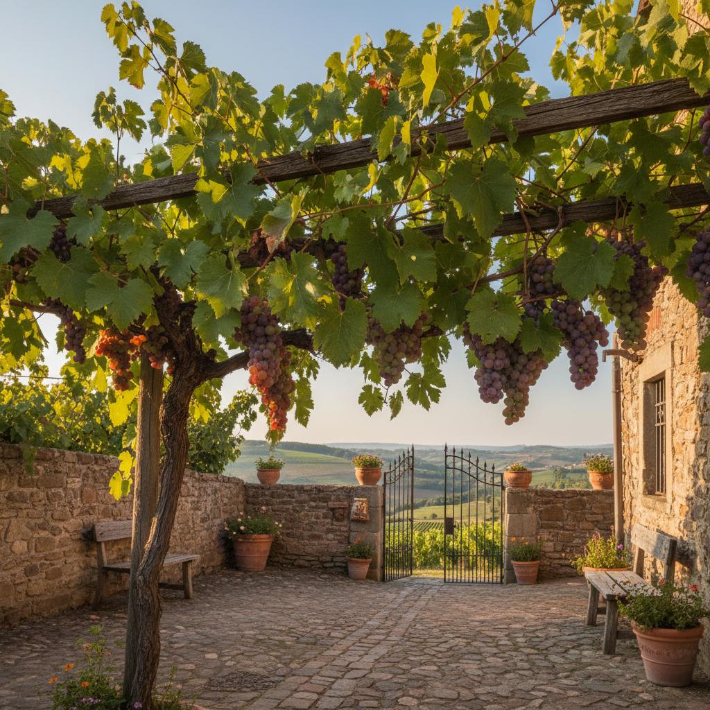 Catawba-Traube (Vitis labrusca 'Catawba')