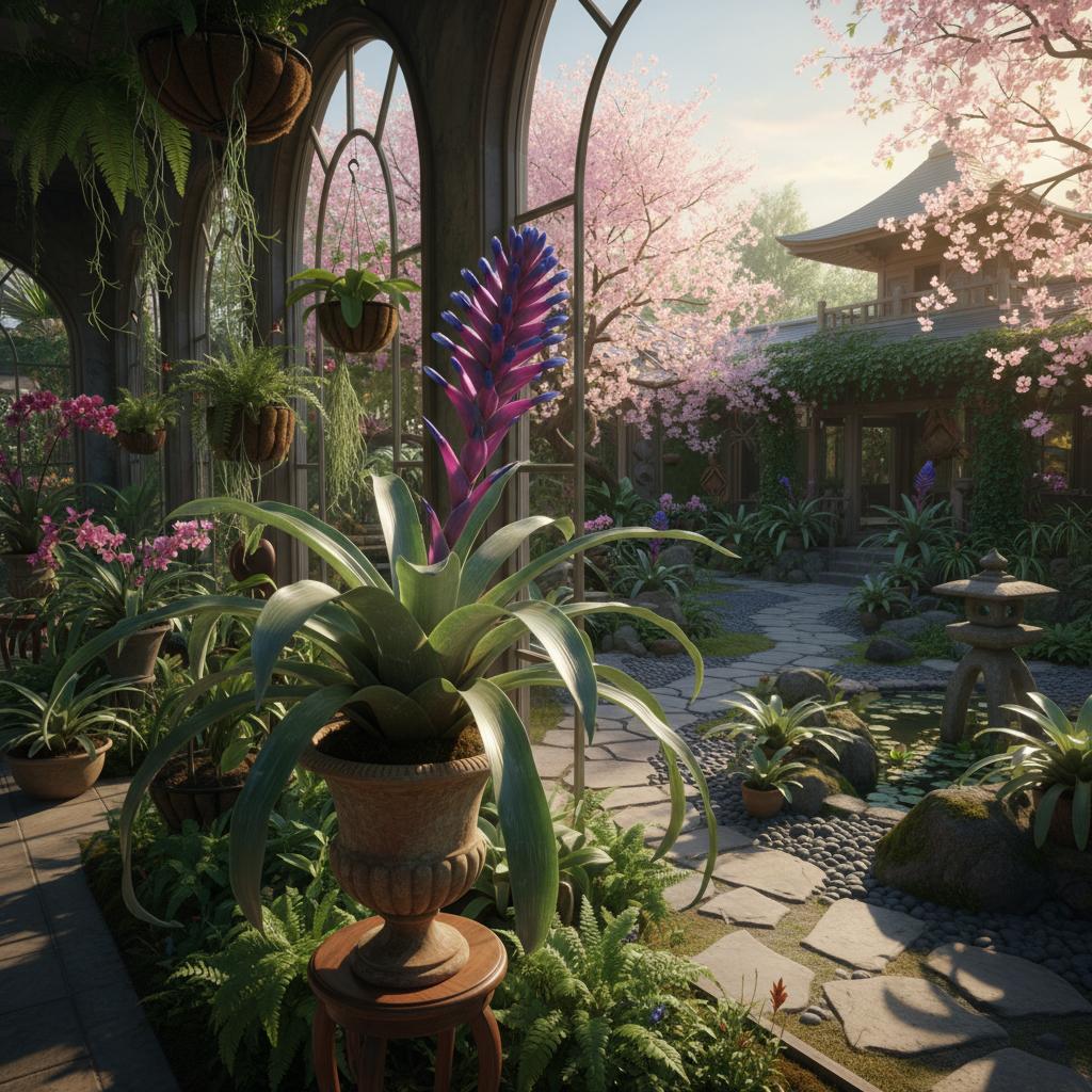 Blaue Wandbromelie (Wallisia cyanea)