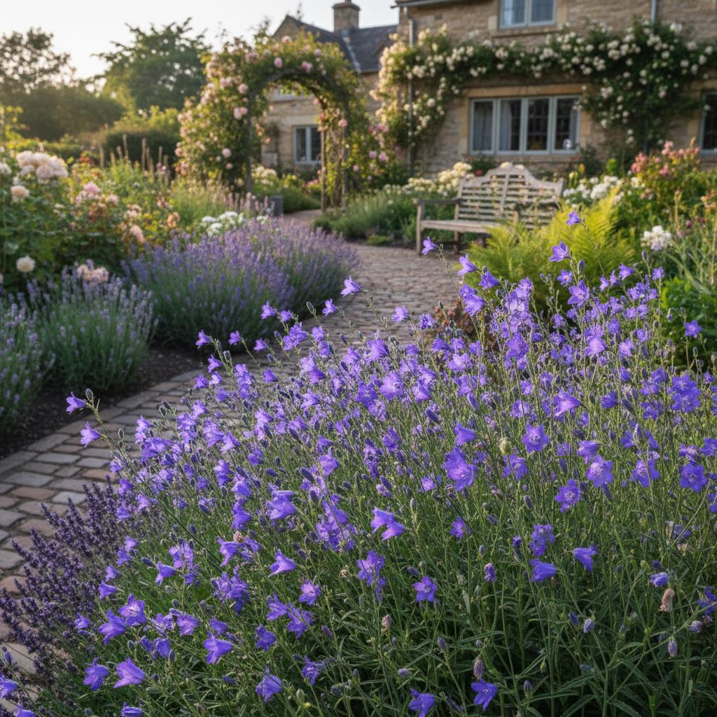 Australischer Blauer Glockenstern (Wahlenbergia stricta)