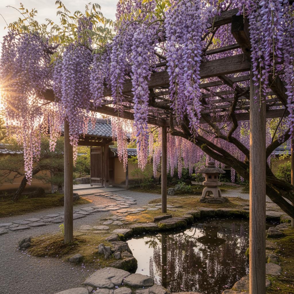 Japanische Blauregen (Wisteria floribunda)